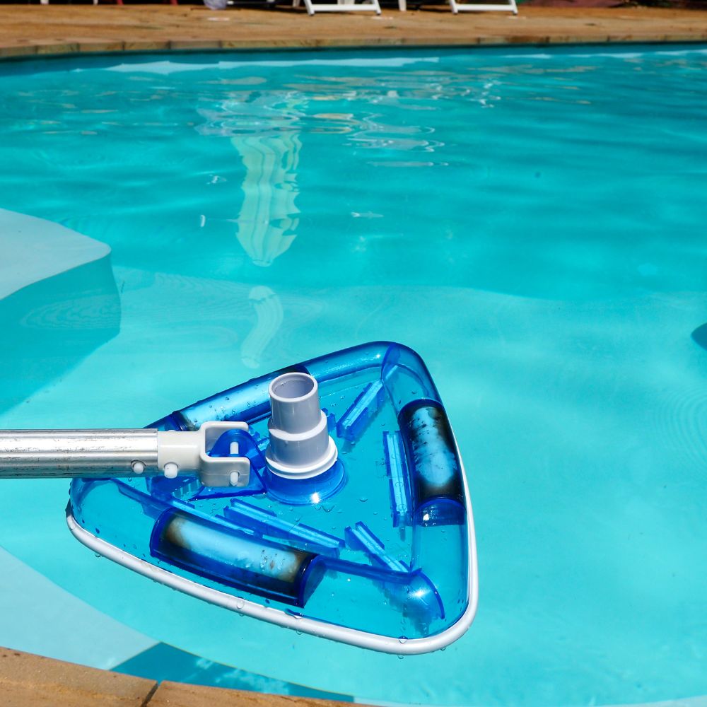 Aspiradora manual triangular para limpieza de piscina